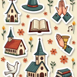 Indian Gods - Religious - Stickers Sheet v9